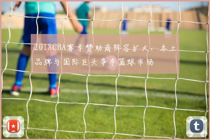 2018CBA赛季赞助商阵容扩大，本土品牌与国际巨头争夺篮球市场